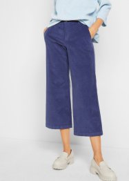Pantaloni larghi cropped in velluto, bpc selection