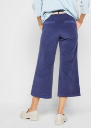 Pantaloni larghi cropped in velluto, bpc selection