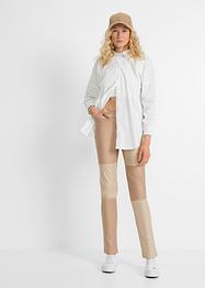 Pantaloni in similpelle color block, RAINBOW