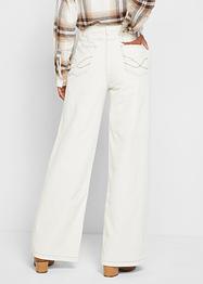 Pantaloni di velluto elasticizzati, wide leg, John Baner JEANSWEAR