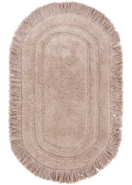 Tappeto da bagno ovale con frange, bpc living bonprix collection