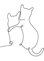 Figura decorativa con gatti, bpc living bonprix collection