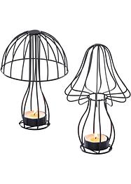 Portalumino a forma di fungo (set 2 pezzi), bpc living bonprix collection