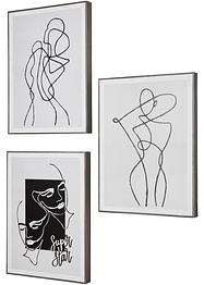 Quadretti (set 3 pezzi), bpc living bonprix collection