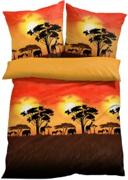 Biancheria da letto double-face con safari, bpc living bonprix collection