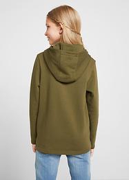 Felpa in cotone biologico con cappuccio, bpc bonprix collection