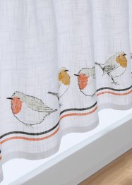 Tenda a vetro con uccellini in cotone biologico, bpc living bonprix collection