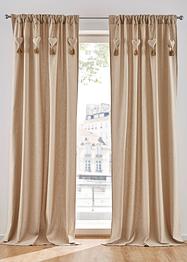 Tenda in cotone biologico con cuori (pacco da 1), bpc living bonprix collection