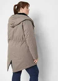 Parka tecnico con pile teddy, bonprix