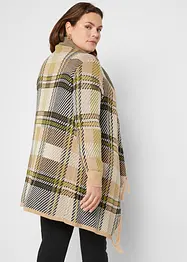 Cardigan di maglia lungo con frange, bonprix