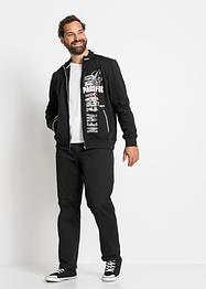 Felpa con zip in look marinaro, bpc selection