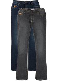 Jeans elasticizzati con cavallo rinforzato classic fit tapered Blu Bonprix Uomo Abbigliamento Pantaloni e jeans Jeans Jeans affosulati 