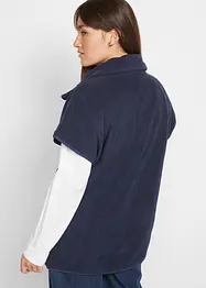Gilet in pile di poliestere riciclato, bonprix