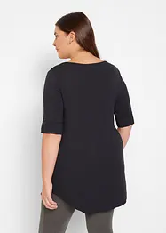 Maglia lunga in morbida viscosa, bonprix