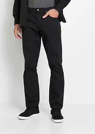 Pantaloni regular fit in twill di puro cotone, straight, bonprix