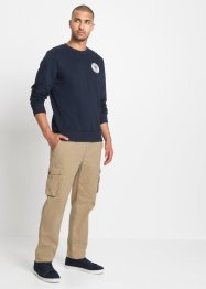 Pantaloni cargo regulat fit straight con taglio comfort, bpc bonprix collection