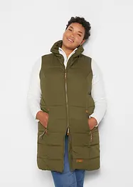 Gilet lungo a collo alto, bonprix