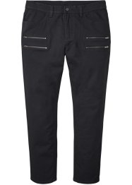 Pantaloni elasticizzati con tasche zippate decorative regular fit, tapered, RAINBOW