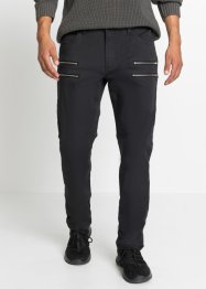 Pantaloni elasticizzati con tasche zippate decorative regular fit, tapered, RAINBOW