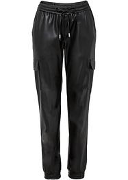 Pantaloni in similpelle con tasche applicate, RAINBOW