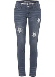 Jeans skinny con stelle, bonprix