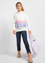 Felpa con cappuccio e cavalli, bpc bonprix collection