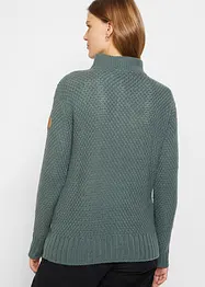 Maglione strutturato con bottoni, bonprix