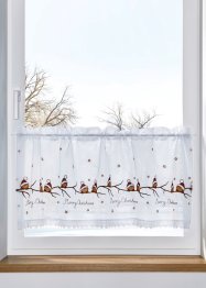 Tenda a vetro con uccellini ricamati, bpc living bonprix collection