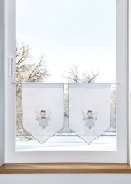 Tenda a vetro con angelo natalizio (pacco da 2), bpc living bonprix collection