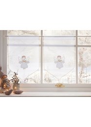 Tenda a vetro con angelo natalizio (pacco da 2), bpc living bonprix collection