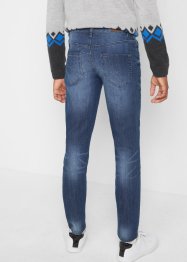 Jeans stile biker effetto usato slim fit, John Baner JEANSWEAR