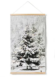 Tela in canvas a LED con albero di Natale, bonprix