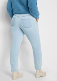 Jeans a carota cropped con cinta comoda, bpc bonprix collection
