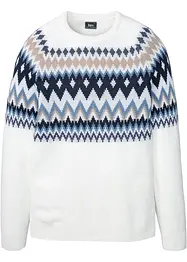 Maglione norvegese con poliacrilico riciclato, bonprix