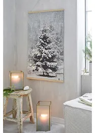 Tela in canvas a LED con albero di Natale, bonprix