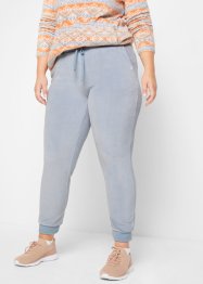 Pantaloni da jogging cropped in ciniglia livello 1, bpc bonprix collection