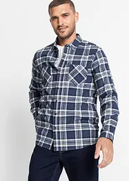 Camicia in flanella a maniche lunghe, bonprix