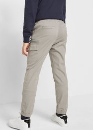 Pantaloni cargo elasticizzati con elastico in vita slim fit, John Baner JEANSWEAR