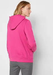 Felpa basic con cappuccio in spugna morbida, bonprix