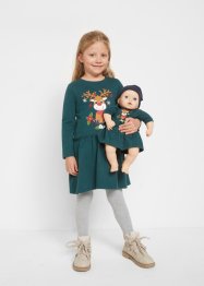 Abito di jersey e abito per bambola (set 2 pezzi), bpc bonprix collection