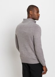 Maglione con collo e zip e camicia (set 2 pezzi), bpc selection