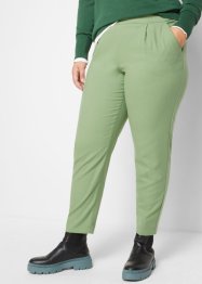 Pantaloni cropped in simil lana con elastico in vita, bpc bonprix collection