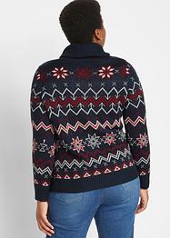 Maglione norvegese a collo alto, John Baner JEANSWEAR