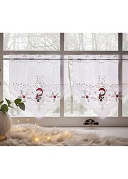 Tenda a vetro ricamata (pacco da 2), bpc living bonprix collection