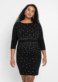Abito in maglia con perle, BODYFLIRT