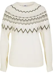 Maglione norvegese accollato, bonprix