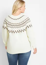 Maglione norvegese accollato, bonprix