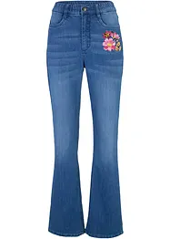 Jeans bootcut a vita alta con cinta comoda, bonprix