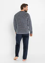 Pigiama in ciniglia morbida a maniche lunghe, bonprix