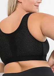 Reggiseno sportivo con chiusura anteriore e sostegno forte, bonprix